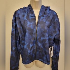 Kendall & Kylie Zip Up Cropped Hoodie
